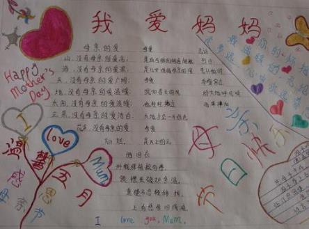 2023年母亲节优秀手抄报精选
